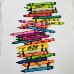 RoseArt Mega Crayons Bonus 27  Bright Color Discontinued Rose Art 40094UA